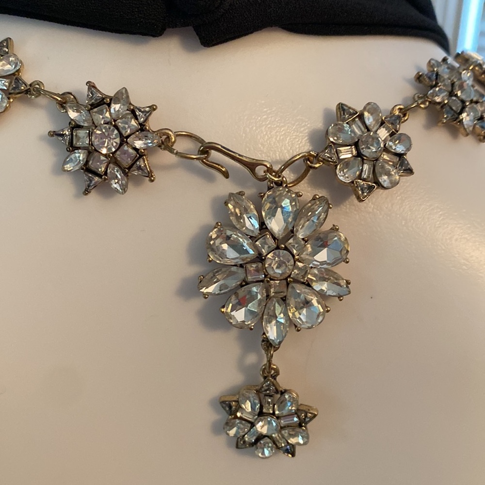 Flower Stone Statement Necklace - image 4